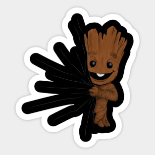 Hidden Groot ! Sticker